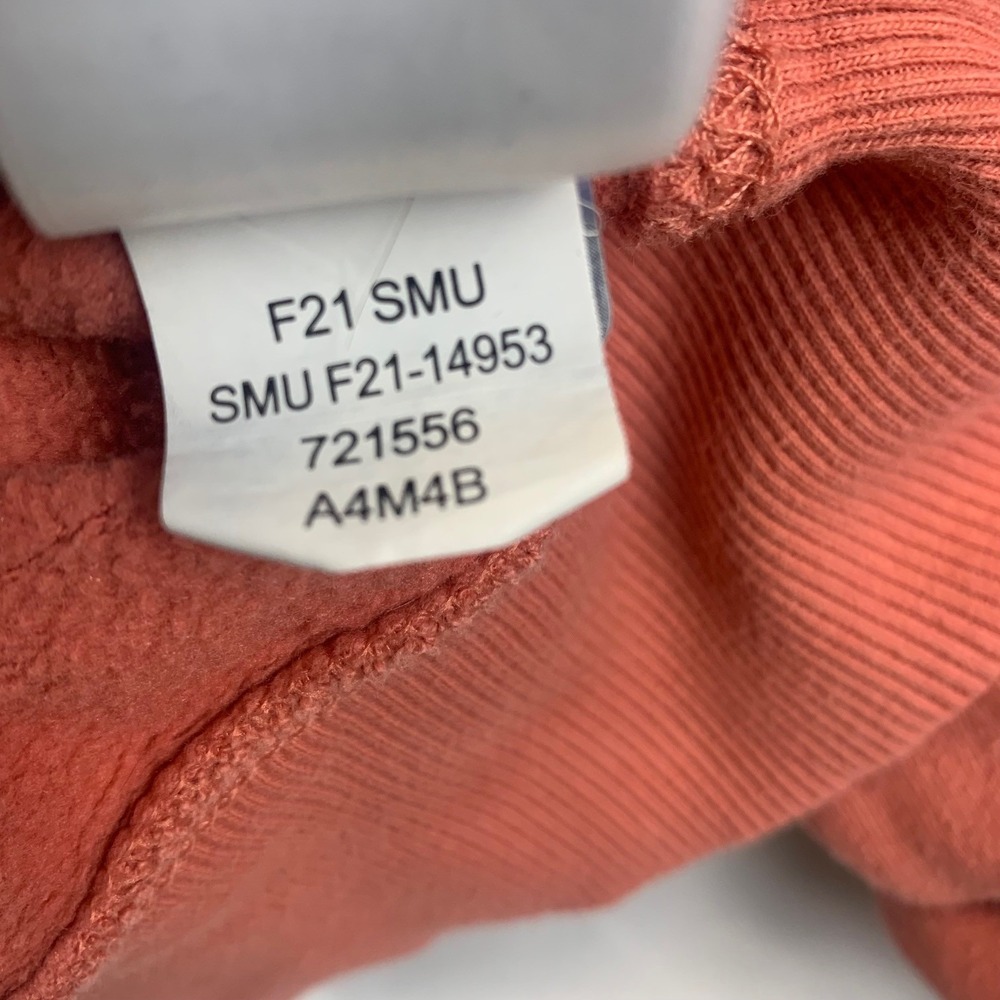 The North Face Men's Large Rust Orange Logo Pullover Hoodie Sweatshirt Outdoor - Picture 7 of 10